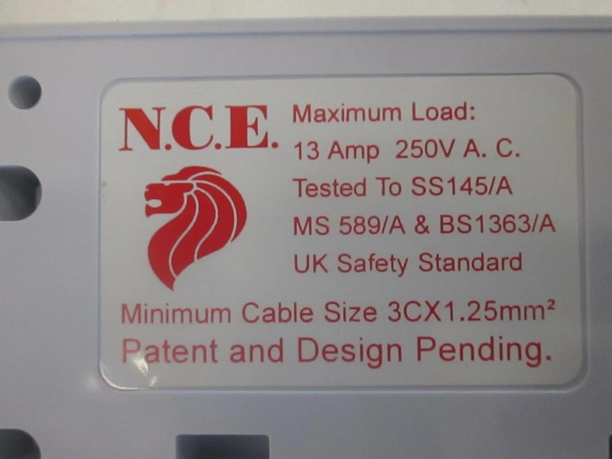 Used N.C.E., 4 Position Plug In Cable, Used