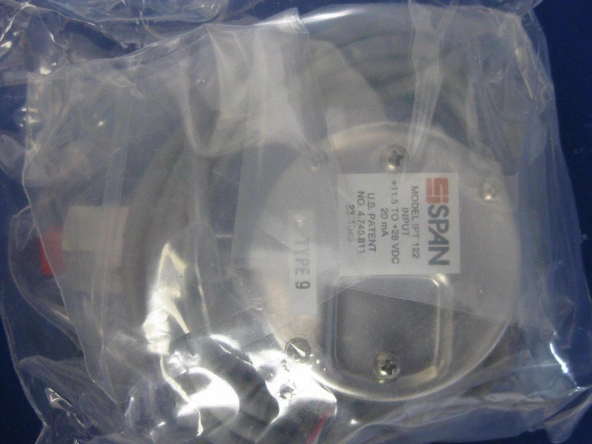 Span IPT122 Indicating Pressure Transmitter, Type 9, 0-600 PSI, Swivel FVCR, New