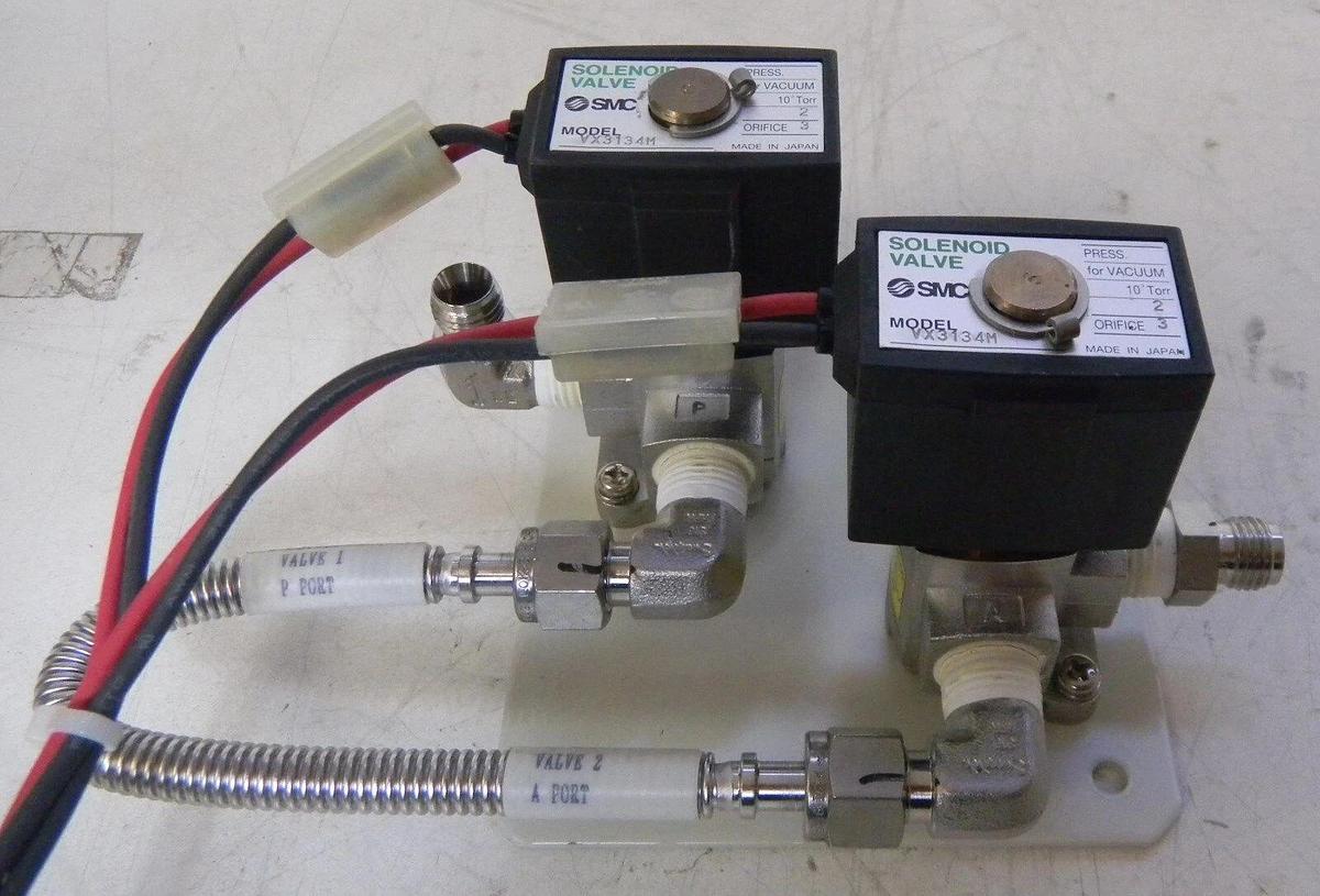 Used SMC Solenoid Valve Assembly, VX3134M-02-5GS-B
