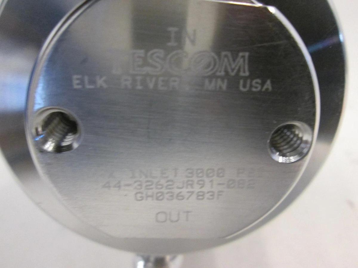 Used Tescom, Regulator, 44-3262JR91-082, 3000 PSI Inlet, MVCR/FVCR, Used