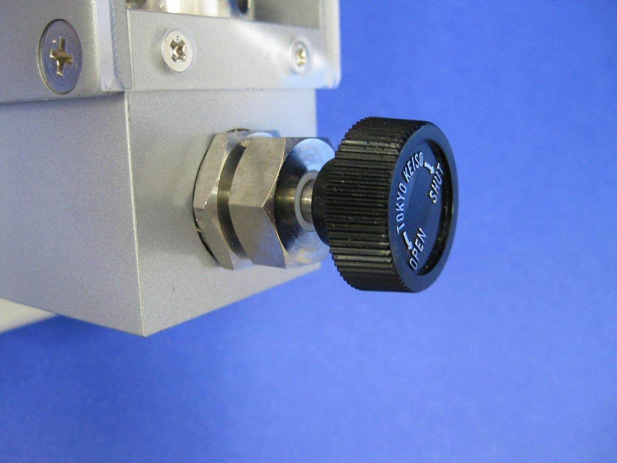 Used Tokyo Keiso F97-241371 Purge Meter, 10-100 Sl/Min N2, Used