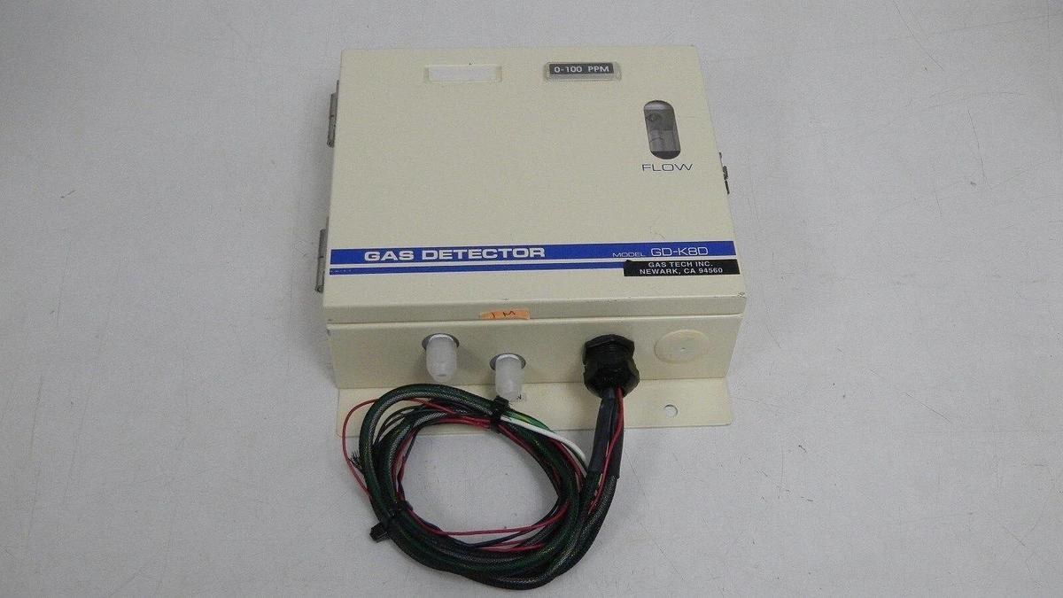 Used Gas Tech GD-K8D Gas Detector, 0-100 PPM, Used