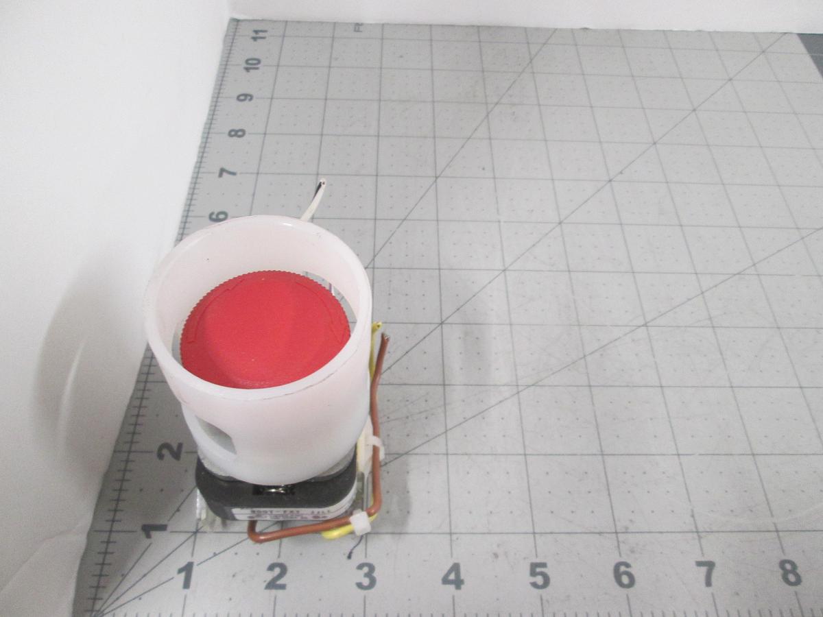 Used Allen-Bradley, 800T-FXT6JJLL,30MM, Push-Pull Twist Release Red PushButton, Used