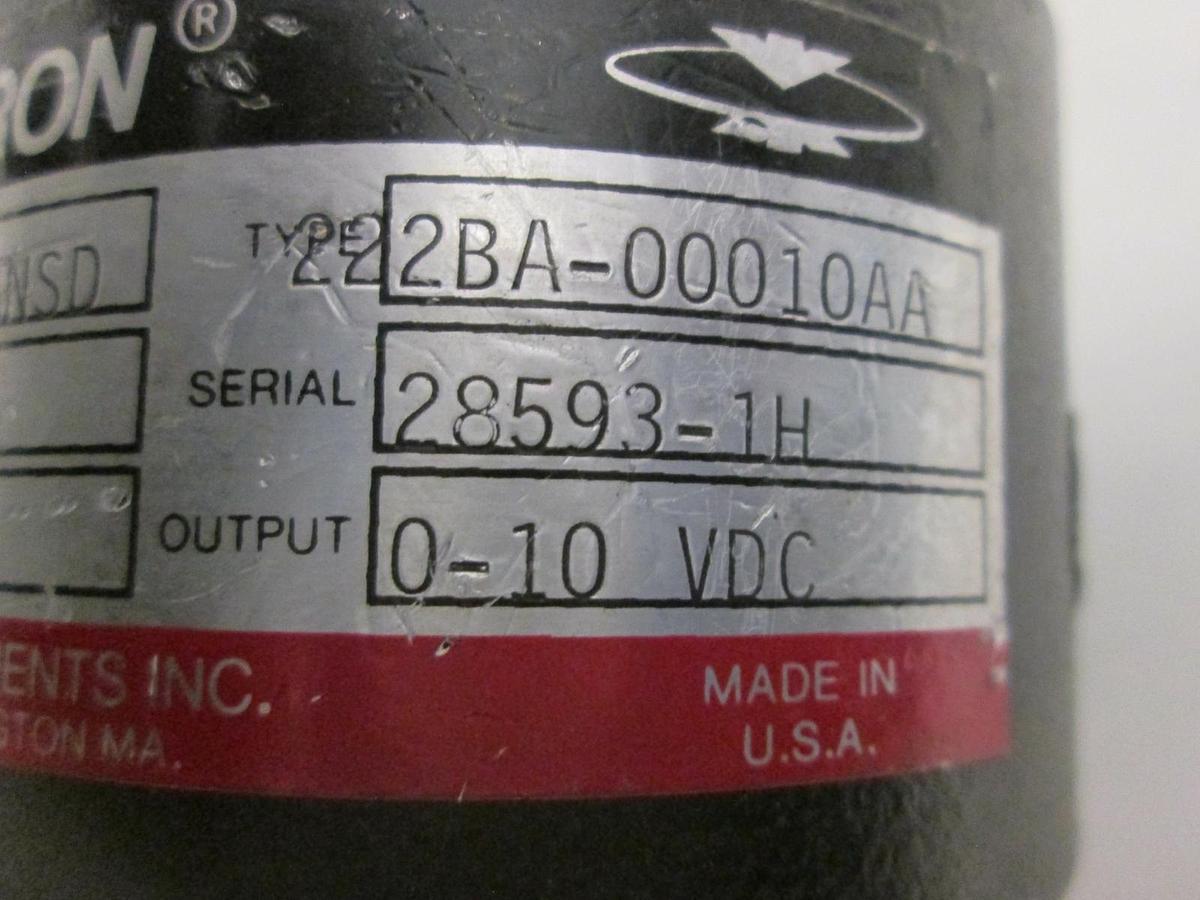 Used MKS, Baratron 10 Torr Pressure Transducer, 222BA-00010AA, Used
