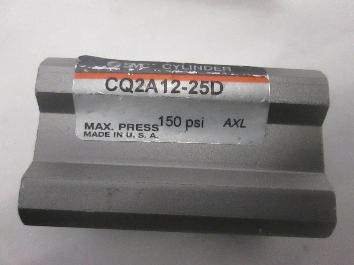 Used SMC, Cylinder, CQ2A12-25D, Used, Lot of 2