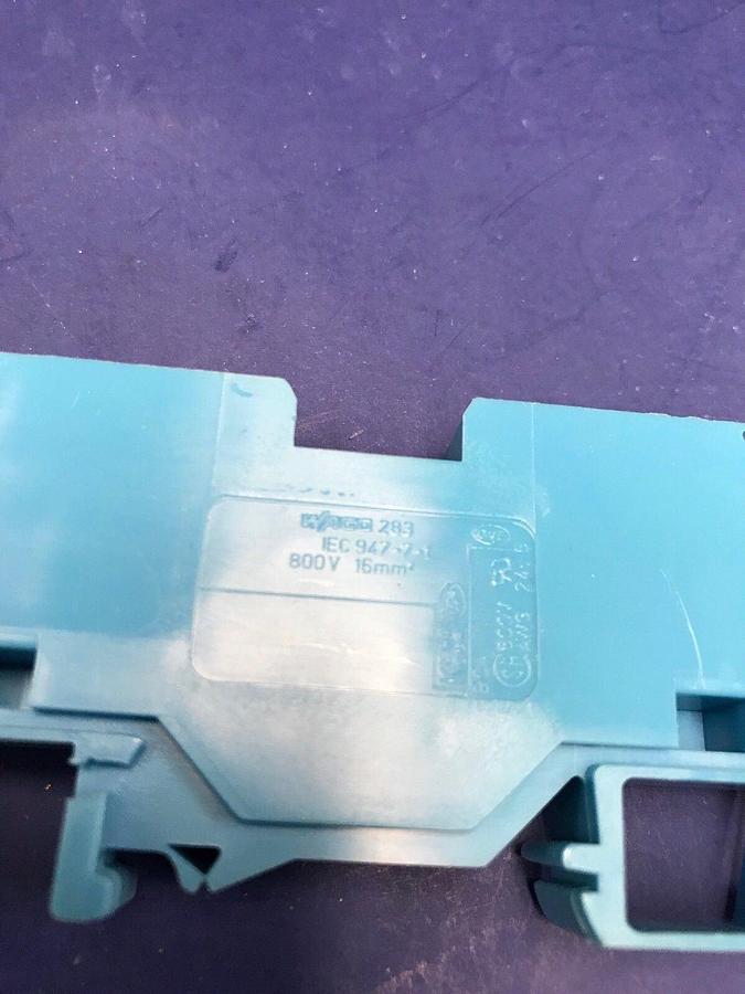 Used Wago 283-604 Terminal Block, 800V 16mm2 Box of 10
