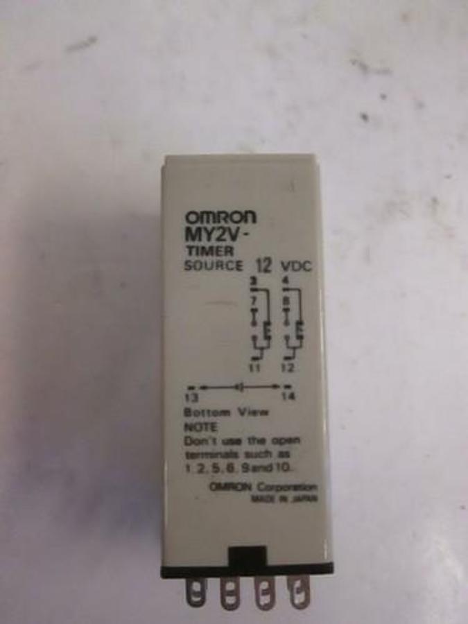 Used Omron MY2V Timer Source, 5 Seconds, Lot of 2