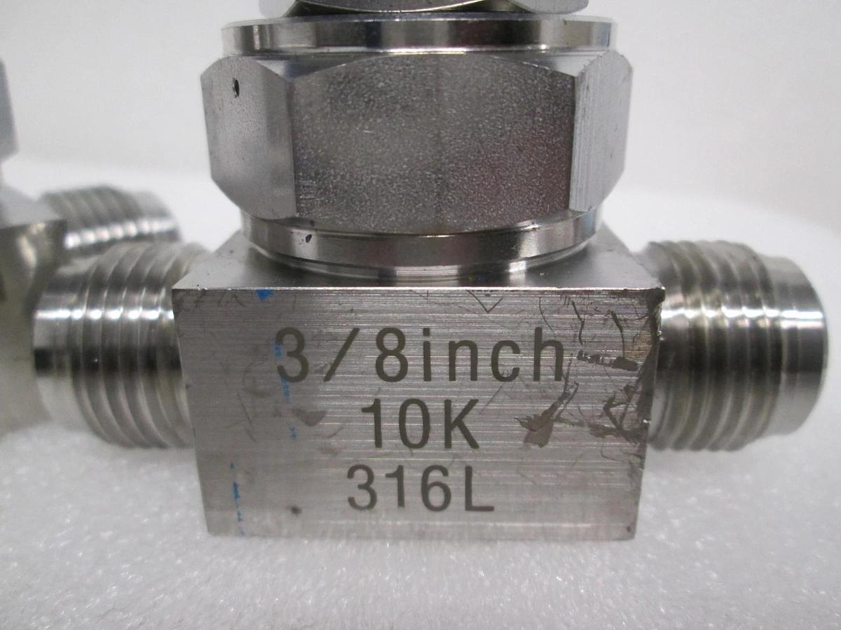 Used Nippon Sanso, 10K 316L, 3/8" Valve, Used, Lot of 3