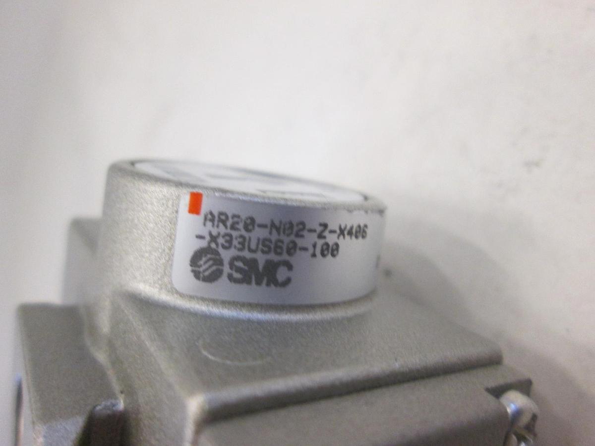 Used SMC, AR20-N02-Z-X406-X33US60-100, Regulator, Used