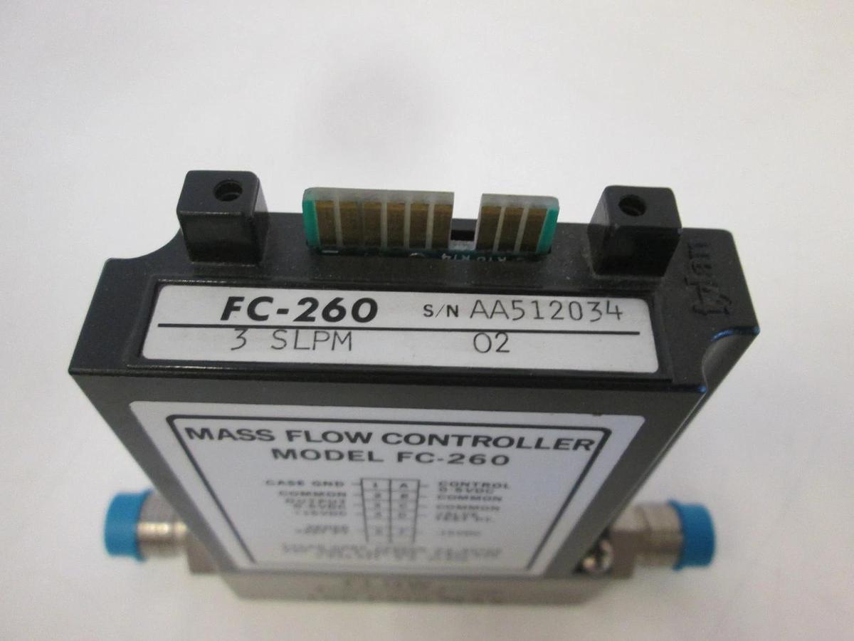 Used Tylan, FC-260, Mass Flow Controller, O2, 3 SLPM, Used