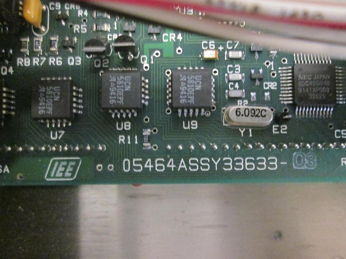 Used Cryco Front Panel w/ IEE 05464ASSY33633-03 Fluorescent Display, Used