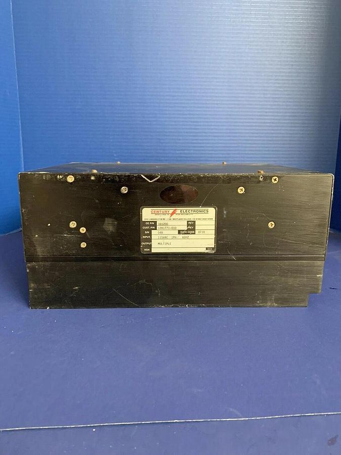 Used Century Electronics 101200 Power Supply, Used
