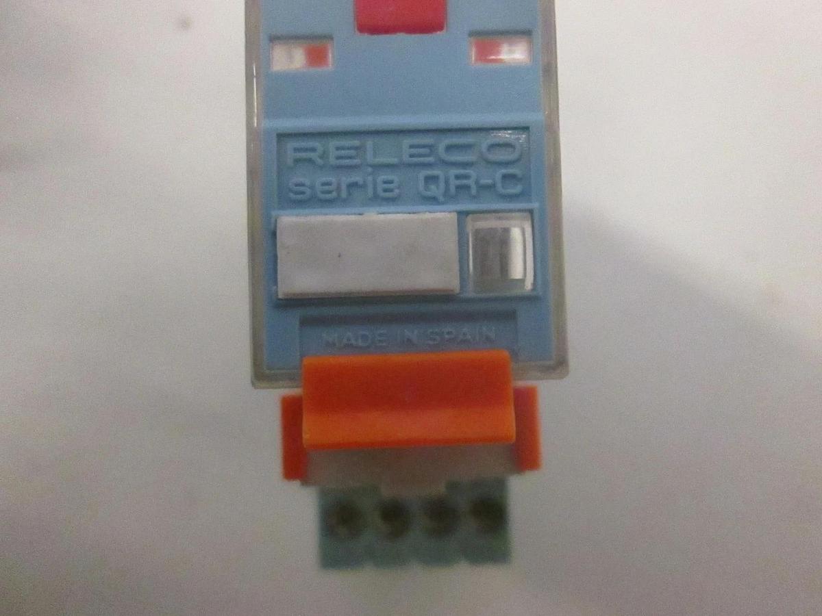 Used Releco, QR-C Relay w/ Socket and Unknown Relay, Used, Lot of 2