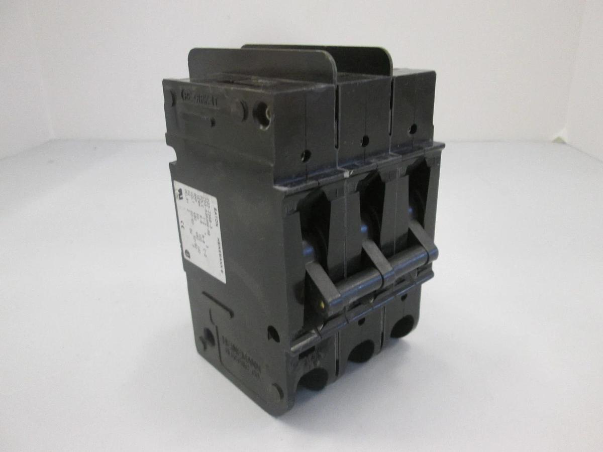 Used Heinemann, CD3-A3A3A6-AB, Circuit Breaker, 3 Pole, 50-50-100A, Used
