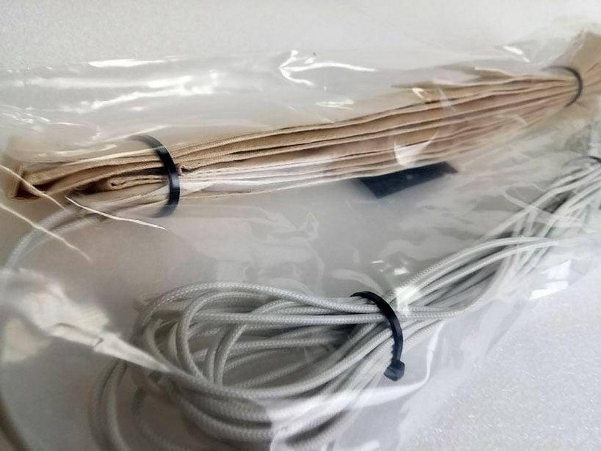 Used TEL Tokyo Electron FT5-25020M Heat Tape 100V 100W, 2 Rolls x 8FT, DS043-000704-1