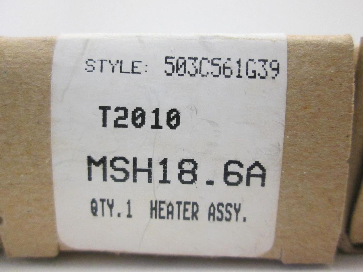 Eaton, MSH18.6A, Motor starter Starter Heater Assy, New, Lot of 3 cutler hammer