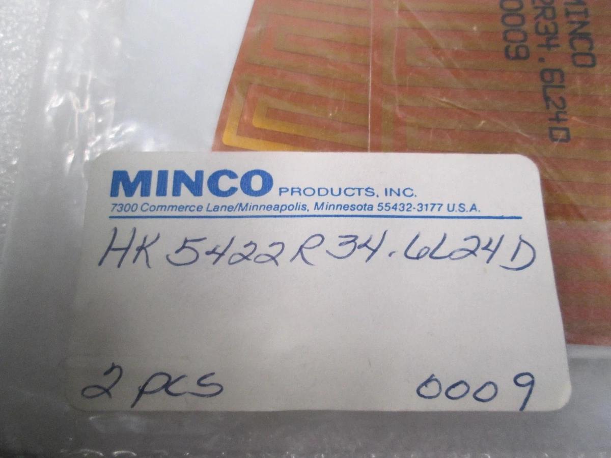 Minco, HK5422R34.6L24D, Polymide, Thermofoil Heeater, New, Lot of 2