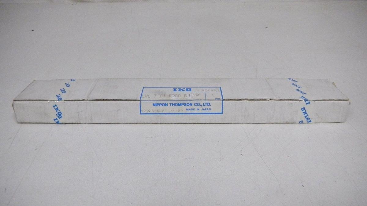 Used IKO, Nippon Thompson CO., LWL 7 C1 F200 BT1P, Slides, M2 X 6 (SUS) .. 20, NIB