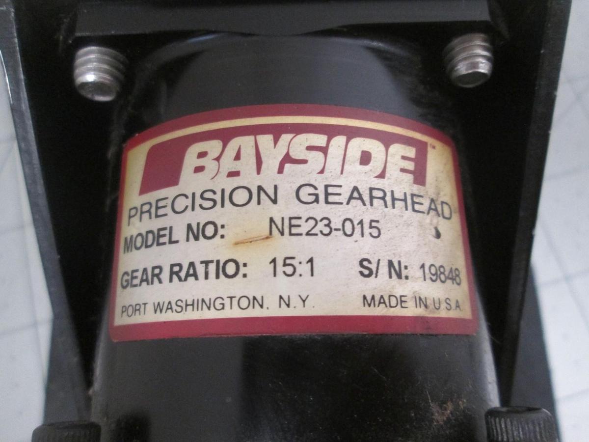 Used Bayside, NE23-015, Precision Gearhead Assy w/ Delta DBM-120/30R, Used