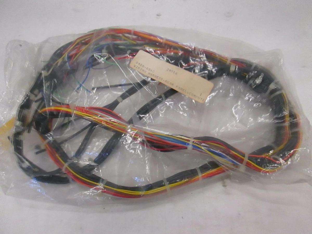 Used Nanometric Wiring Harness, Rear Panel, Compute Assy, 8400-0362, Used