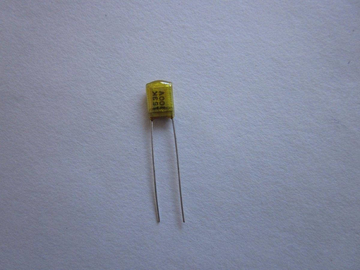 Used EIC Polyester Film Capacitor, CP100K0150, 0.015uF, 100V, 10% - LOT of 1000