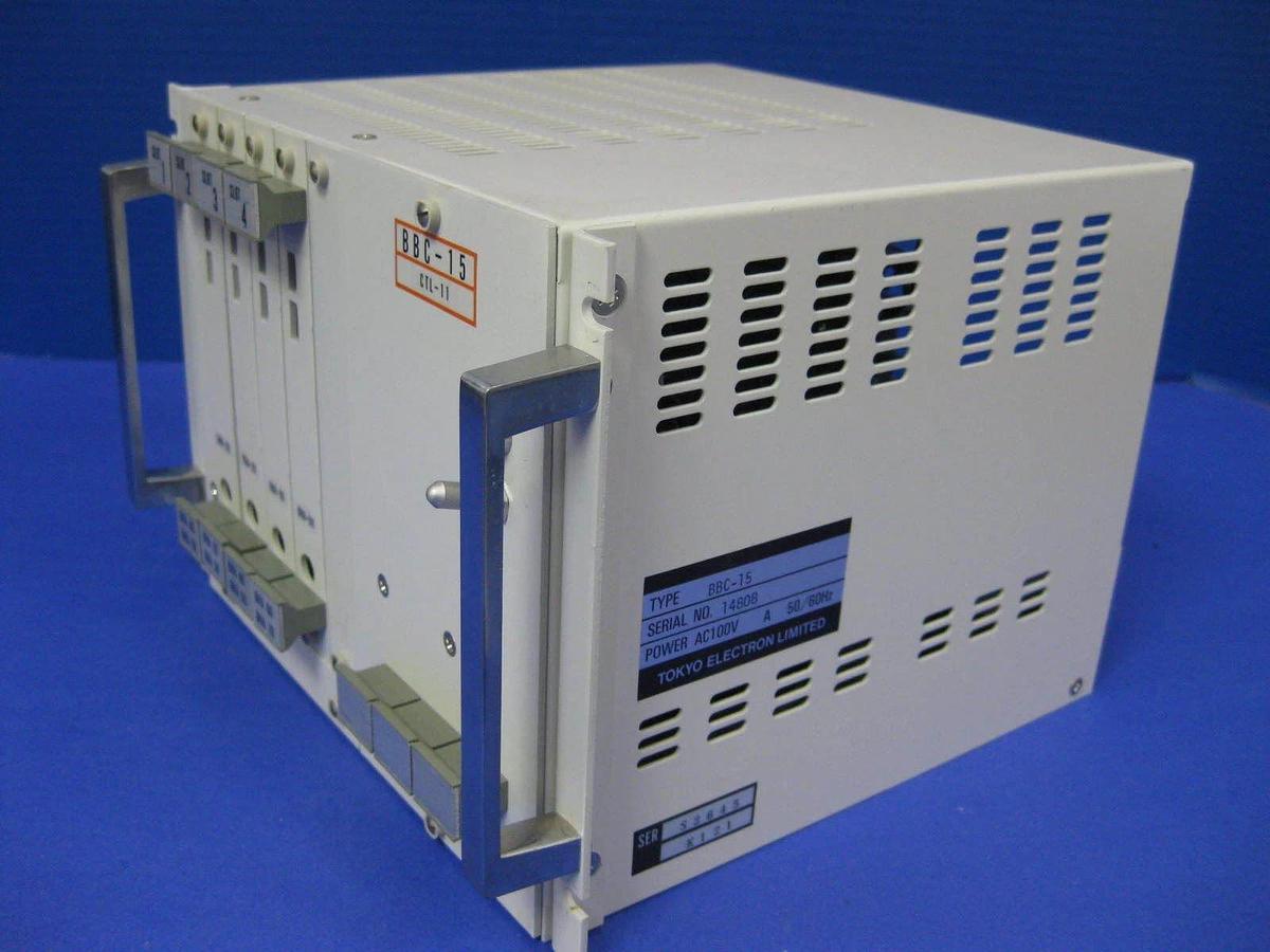 Used TEL Tokyo Electron BBC-15 Controller Unit CTL-11, DS1187-007532R11, 4 Slot, Used