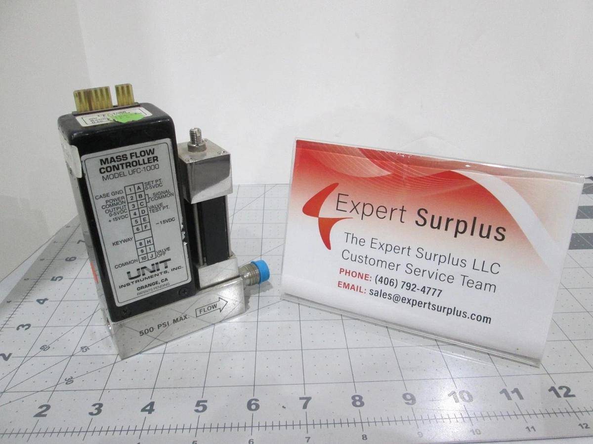 Used Unit, UFC-1000, Mass Flow Controller, SF6, 100 SCCM, Used