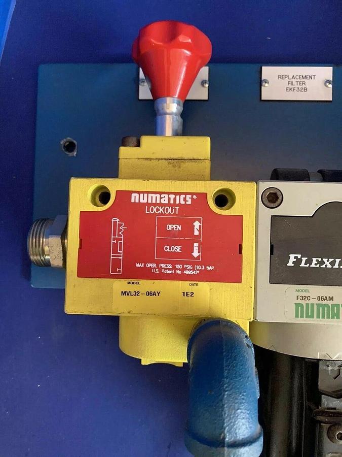 Used Numatics FlexiBlok Assy: Filters, Valves, Regulator & Turck Pressure Transducer