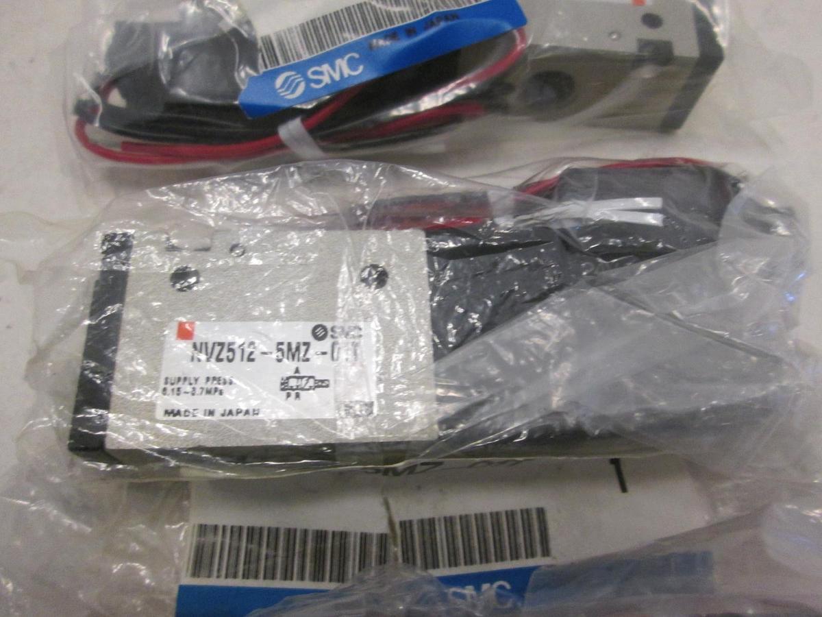 SMC, Solenoid Valve, NVZ512-5MZ-01T, New, Lot of 4