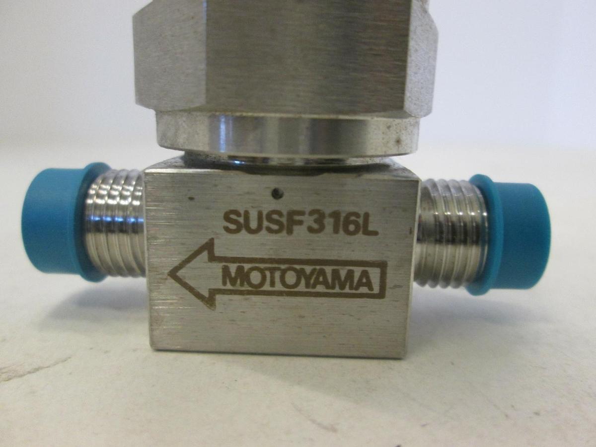 Motoyama, 2 Port Valve, SUSF316L, 10K- 1/4, New