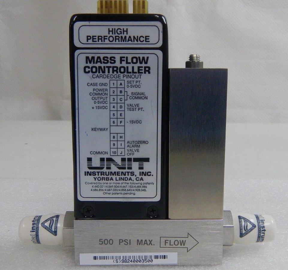 Used Unit UFC-1200A, Mass Flow Controller, Gas- CHC13, Range- 20 CC, 1/4" M I/O