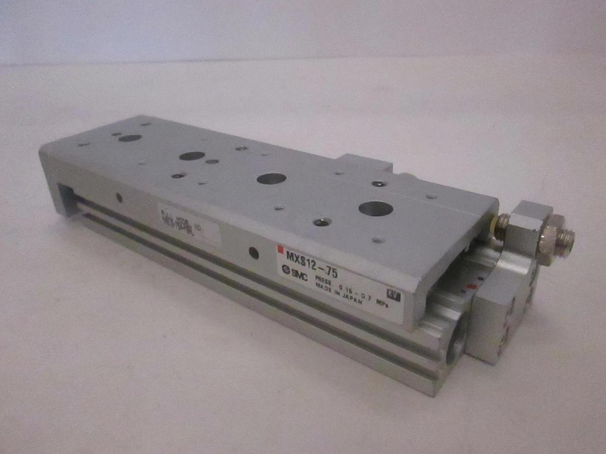 Used SMC, Slide Cylinder, MXS12-75, Used