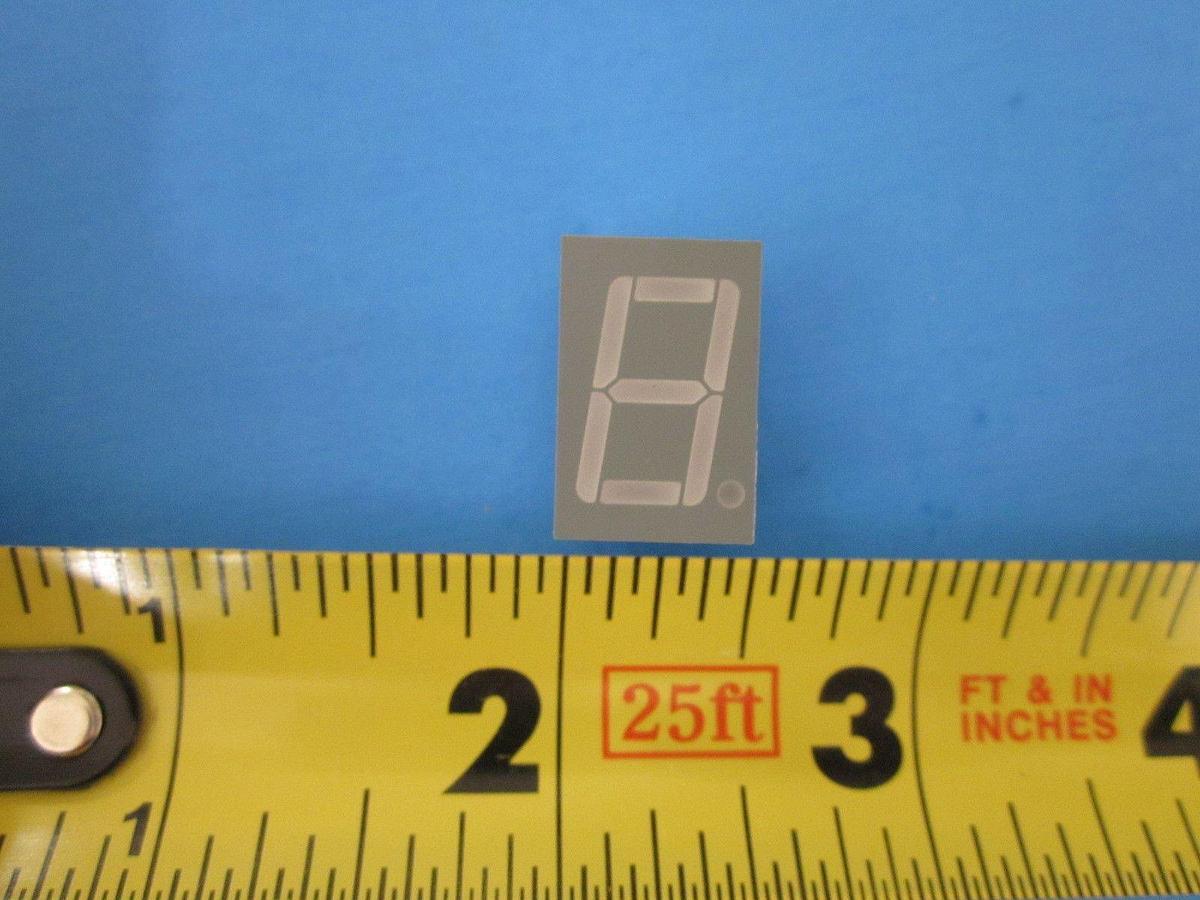 Used LITEON LTS6460G Single Digit Numeric Display LET, 0.56", Green - Lot of 40