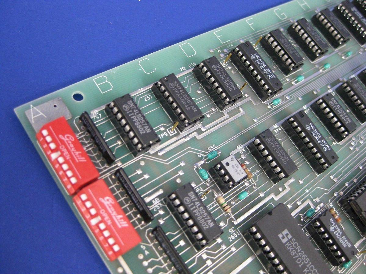 Used TMX 9002 mux CRT interface board Drill Assy SCH D53624K / D53626E / D53625F PCB