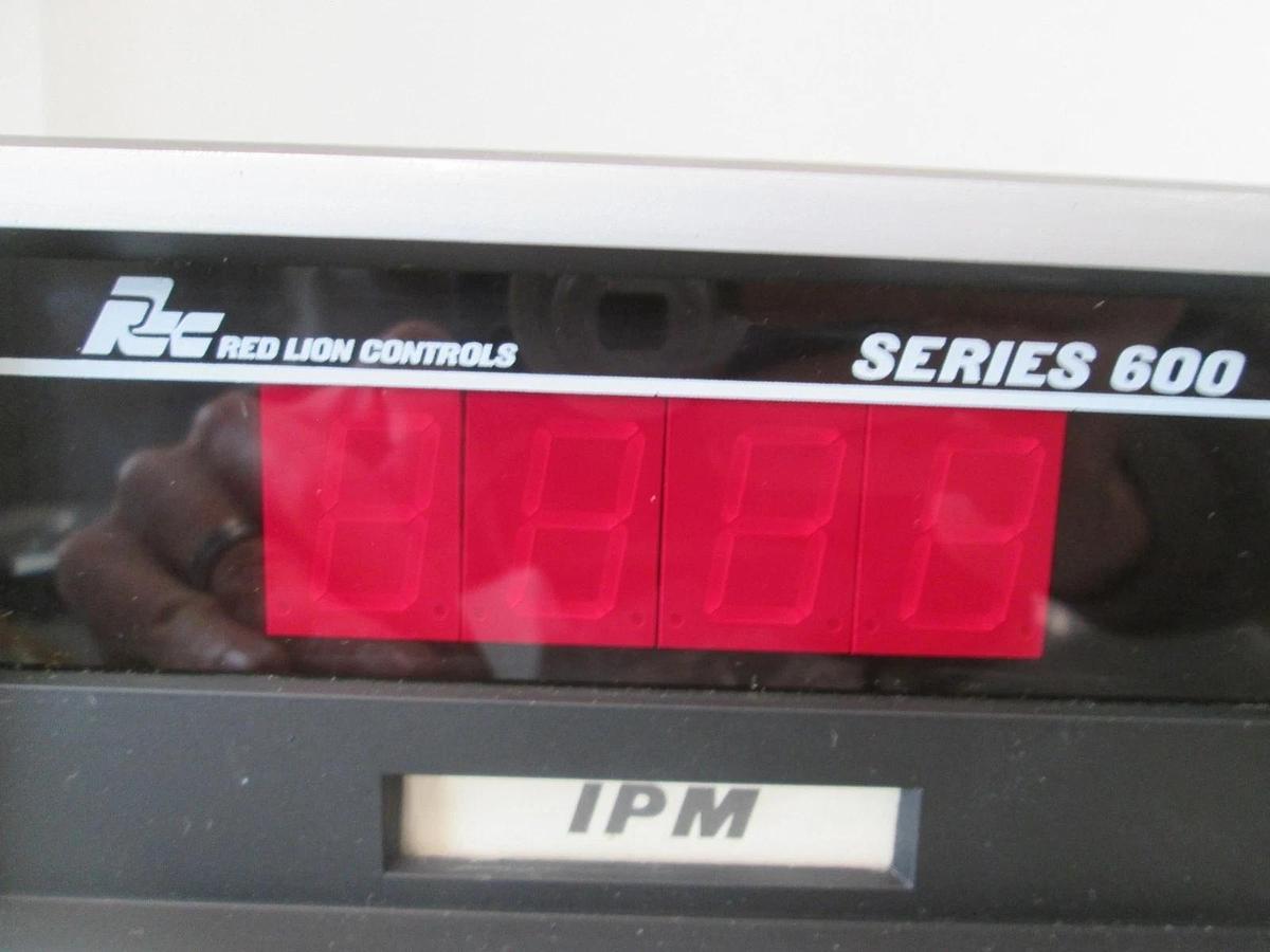 Red Lion Controls, Series 600 IPM Tachometer, Model 611, 115 VAC, 4 Digit w/ BCD