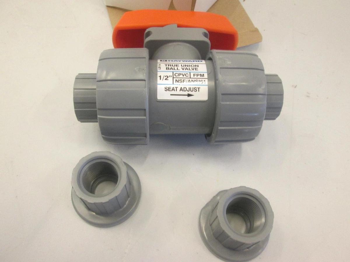 Hayward, TB2050ST, True Union Ball Valve, 1/2", New