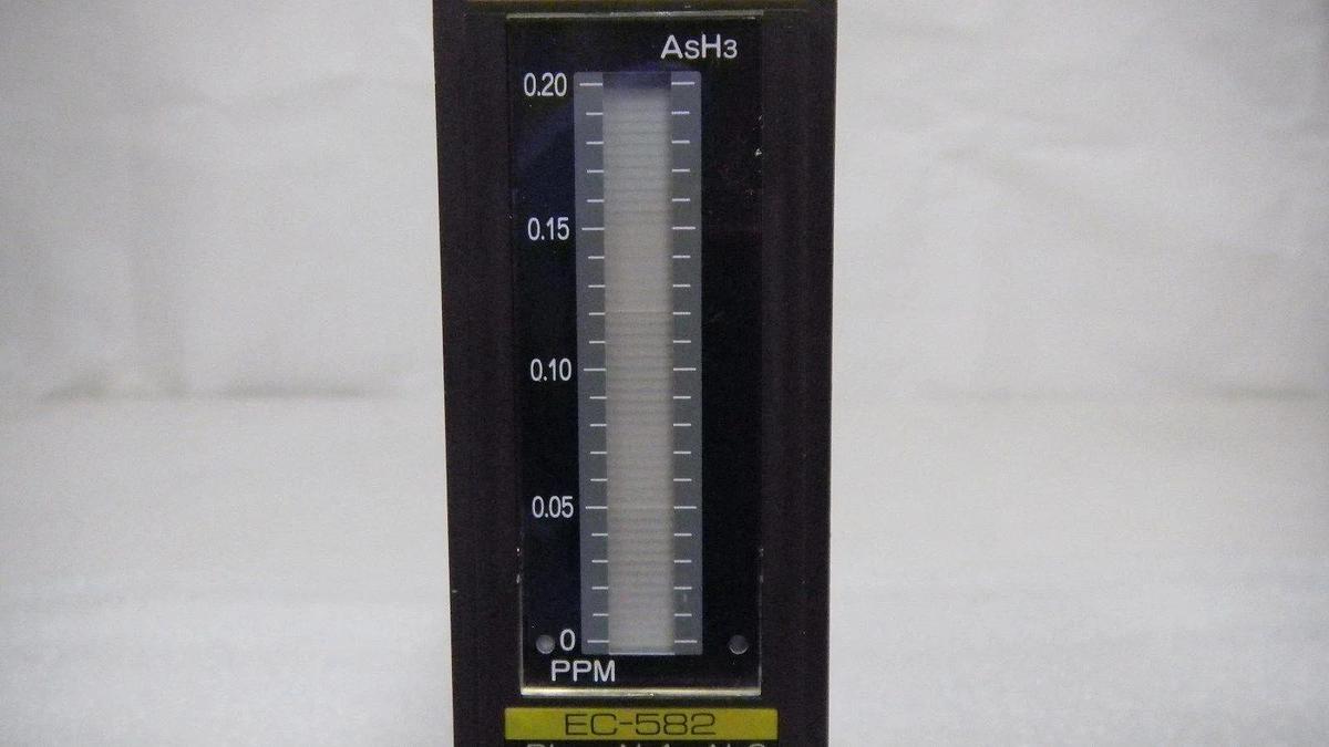 Used Riken-Keiki Gas Indicator EC-582, 0 - 0.20 PPM, Arisine AsH3, Used