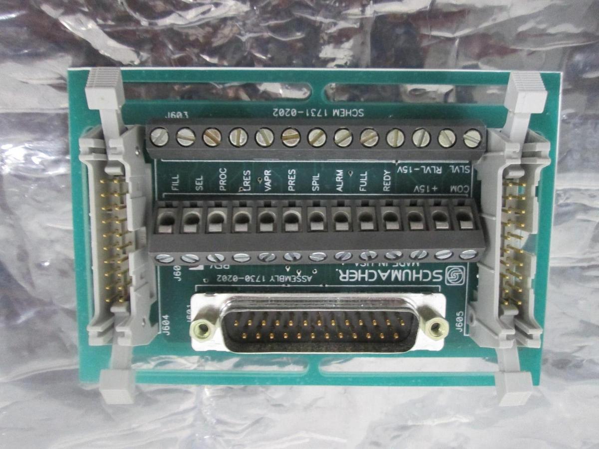 Used Schumacher, 1730-0202, Breakout Transfill PCB Assy, Used