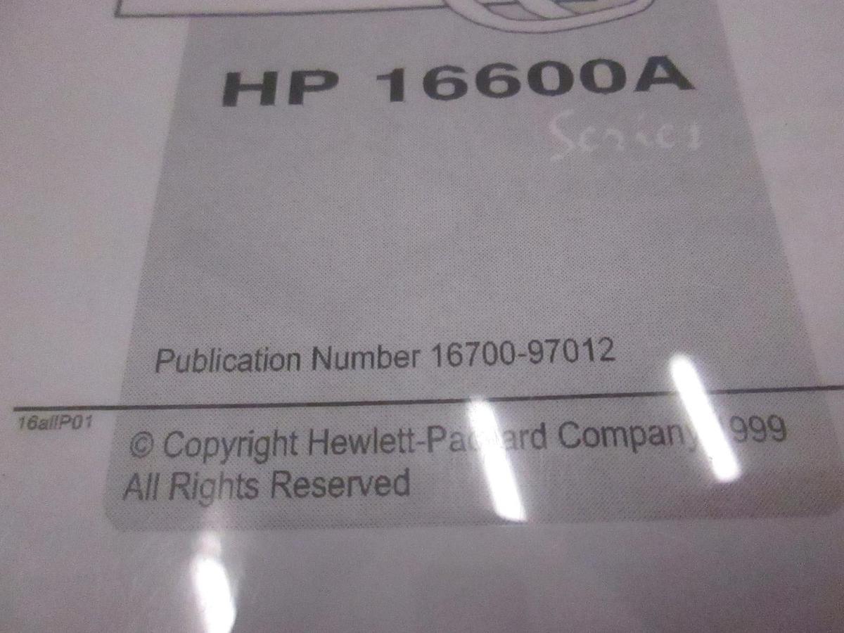 Used HP Measurement Modules Logic Analysis Systems Installation Guide, Used