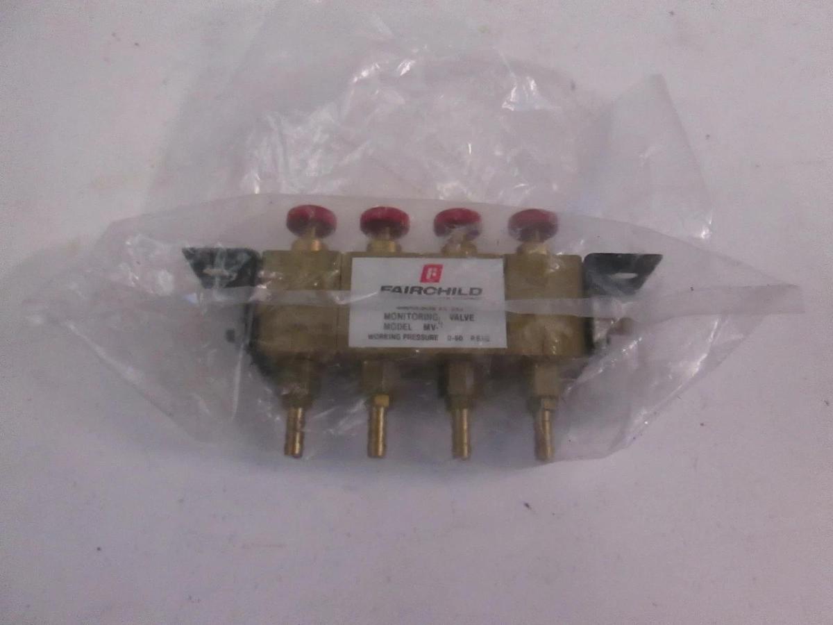 Used Fairchild Monitoring Valve MV-4, 0-60 PSIG, New