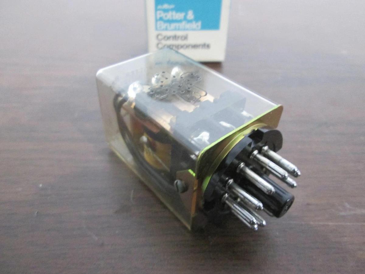 Potter & Brumfield, KRP14AG, Relay, 120V, 50-60Hz, New