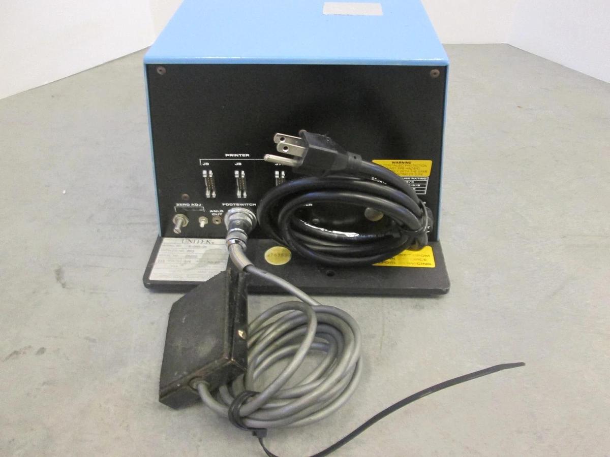 Used Unitek, Micropull III, 6-095-06, Wire Bond PullTester, 115V, 3/4A. 50-60Hz, Used