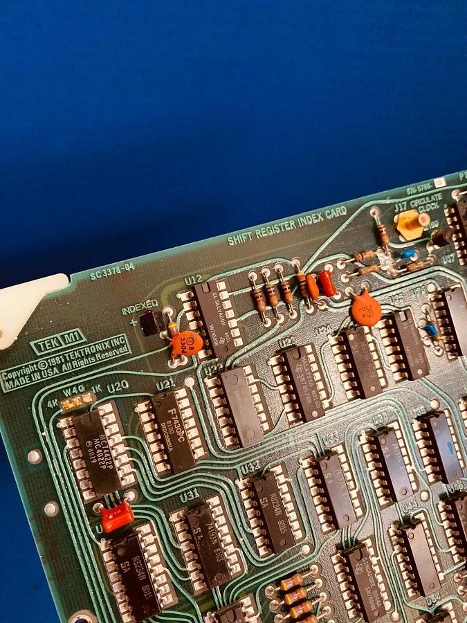 Used Tektronix 670-5766-02 Shift Register Index Card, PCB Assy, Used