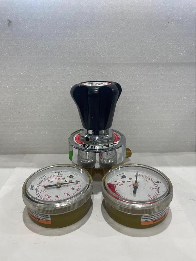 Used Harris, 25GX, Gas Regulator Assy w/ 2 Gauges, Used