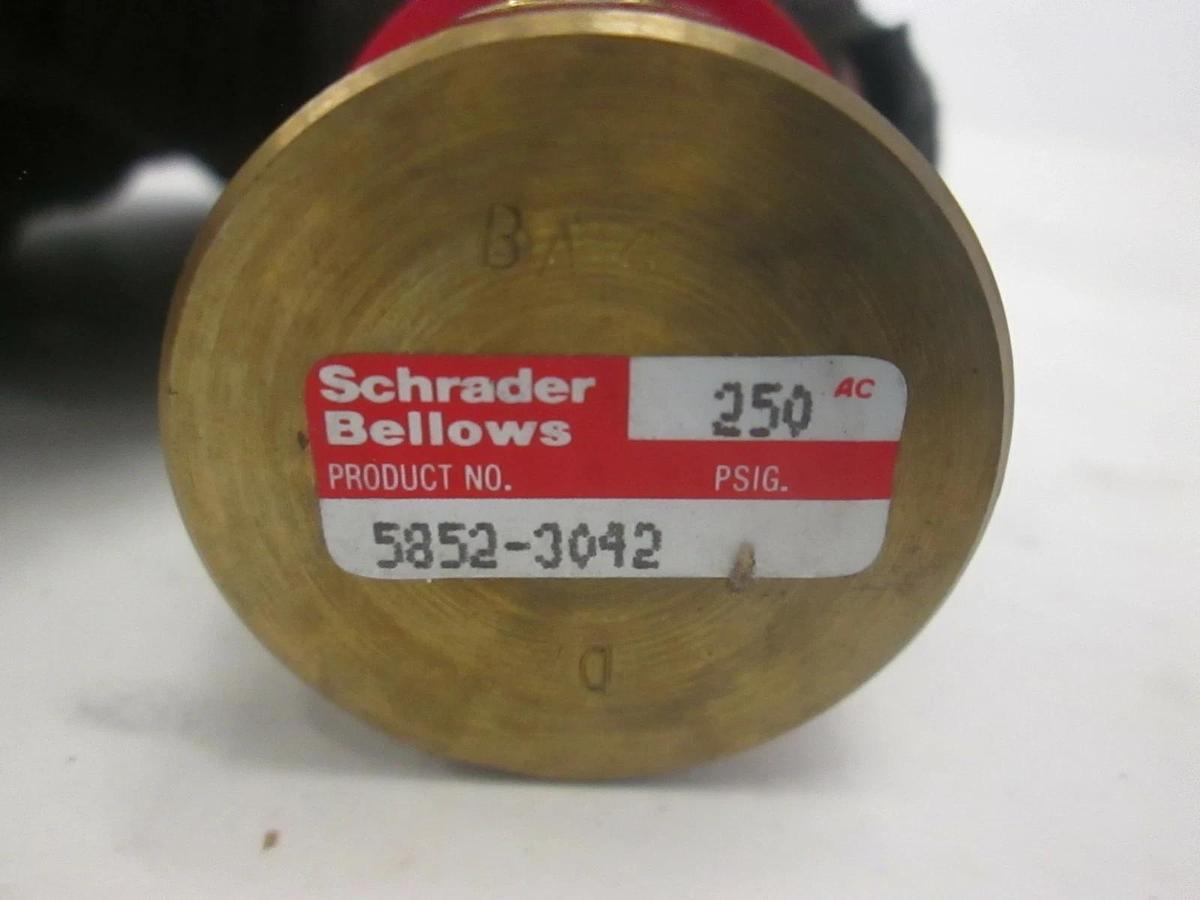 Used Schrader Bellows, Air Pressure Regulator, Model 5852-3042, Used