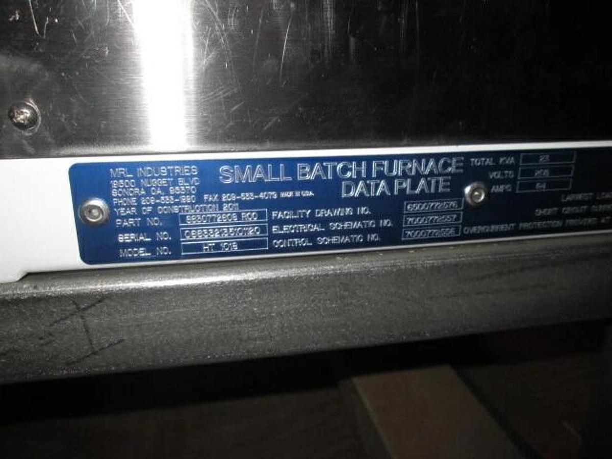 Used Sandvik MRL Anneal furnace, mini batch, MRL control system and loader