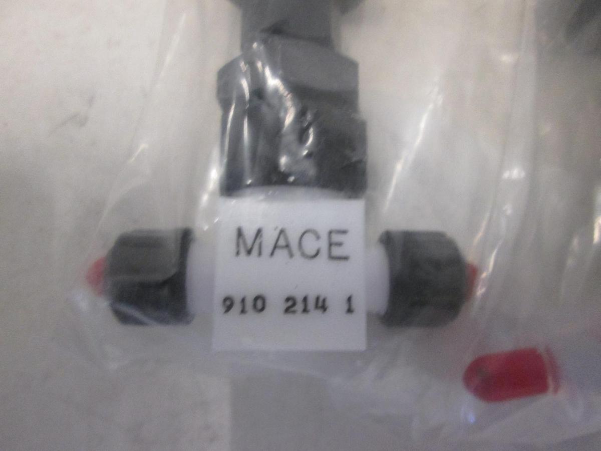 Used Mace, 910 214 1, TEFLON NEEDLE VLV LOOSE 1/4 PM, New, Lot of 2