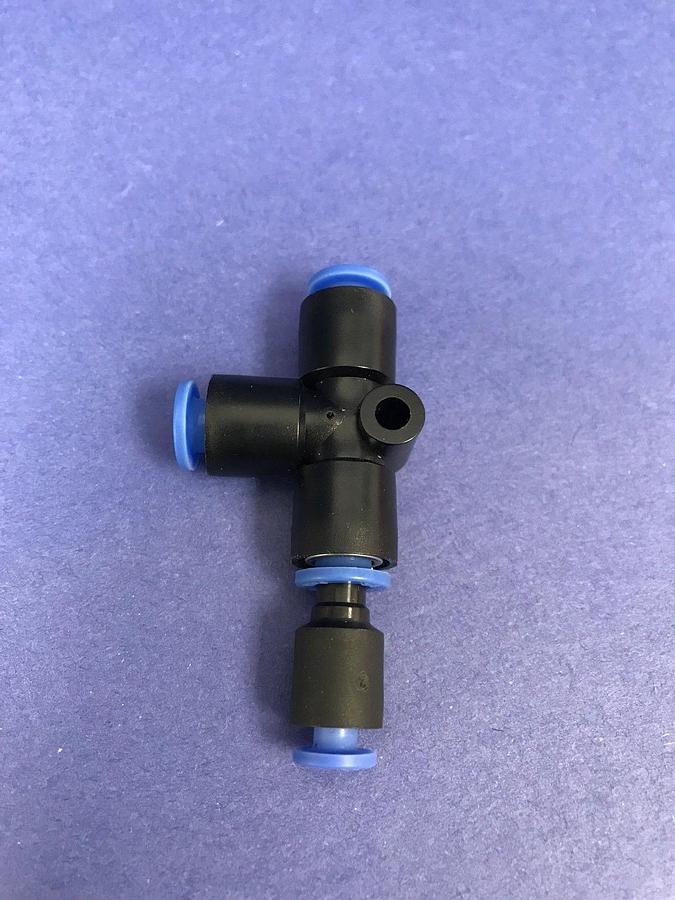 SMC 4x6x6mm Push to Connect Pneumatic Union Extended TEE Fittings, Lot of 14
