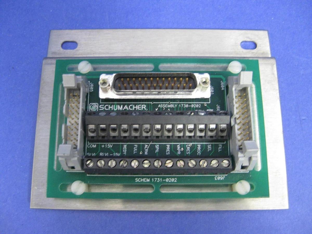 Used Versum Air Products Schumacher 1730-0202 PCB Assembly, teos bulk fill Used