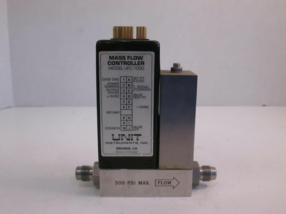Used Unit UFC-1000 Mass Flow Controller MFC, H2, 20 SLPM